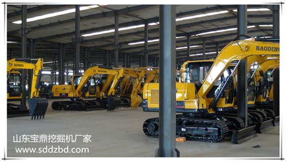 山东宝鼎挖掘机厂家小型挖掘机产品