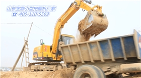 山东宝鼎小型挖掘机生产厂家