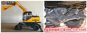 宝鼎轮式挖掘机厂家95型号挖掘机械