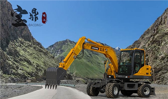 宝鼎80轮式挖掘机 宝鼎80轮式挖掘机