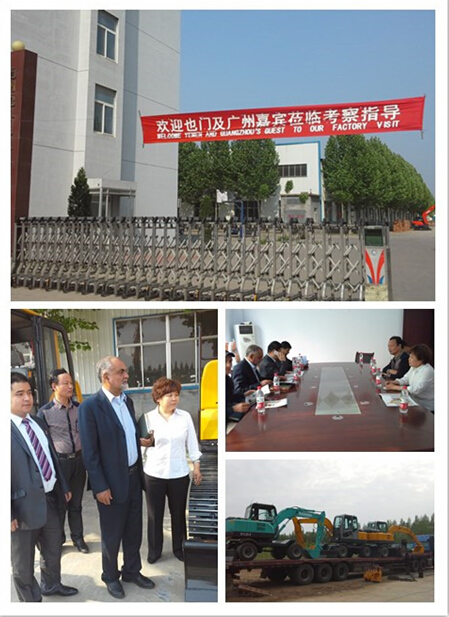 外商来宝鼎机械考察 外商来宝鼎机械考察