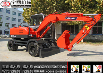 宝鼎轮式挖掘机８０型号