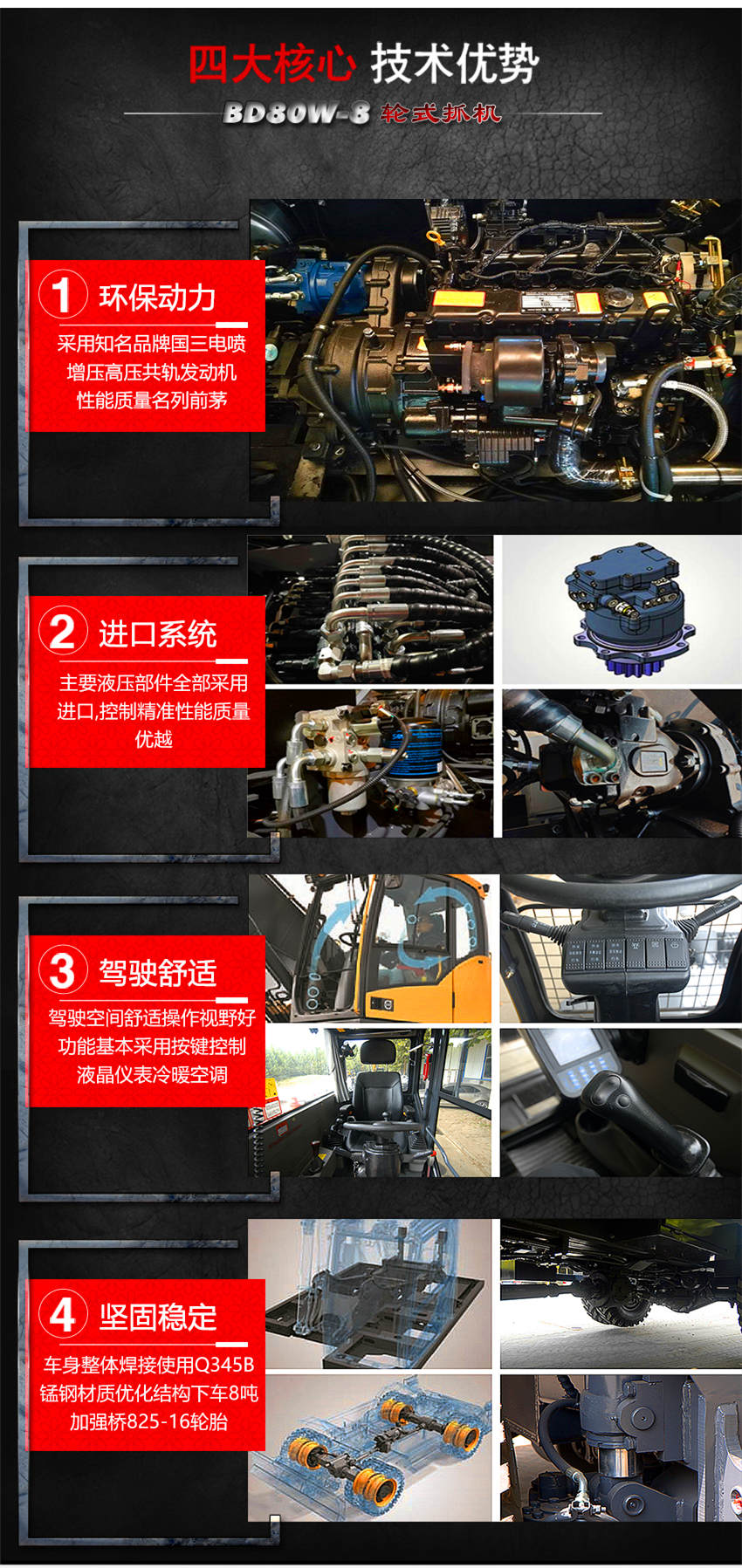 宝鼎抓木机产品特点