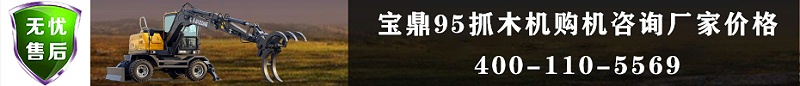 宝鼎轮式挖掘机抓木机厂家销售热线