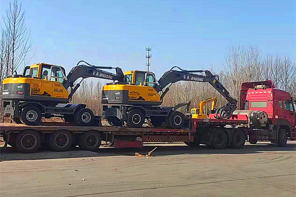 宝鼎轮式挖掘机抓木机 宝鼎轮式挖掘机抓木机