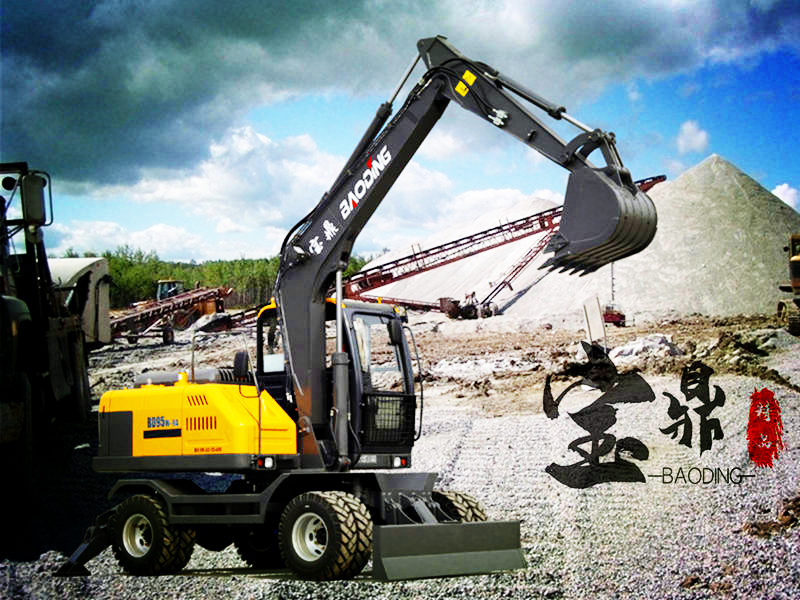 宝鼎小型轮式挖掘机 宝鼎小型轮式挖掘机