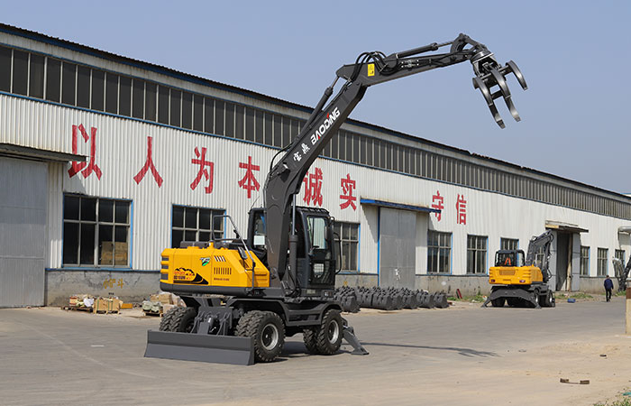 宝鼎BD100W-8D轮式抓木机 宝鼎BD100W-8D轮式抓木机