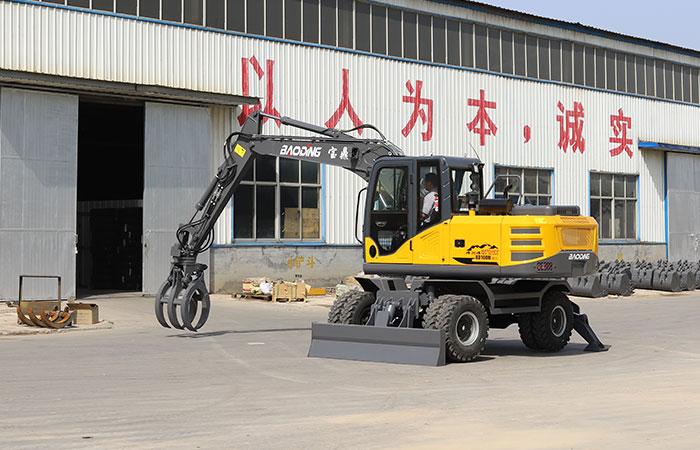 宝鼎BD100W-8D轮式抓木机 宝鼎BD100W-8D轮式抓木机