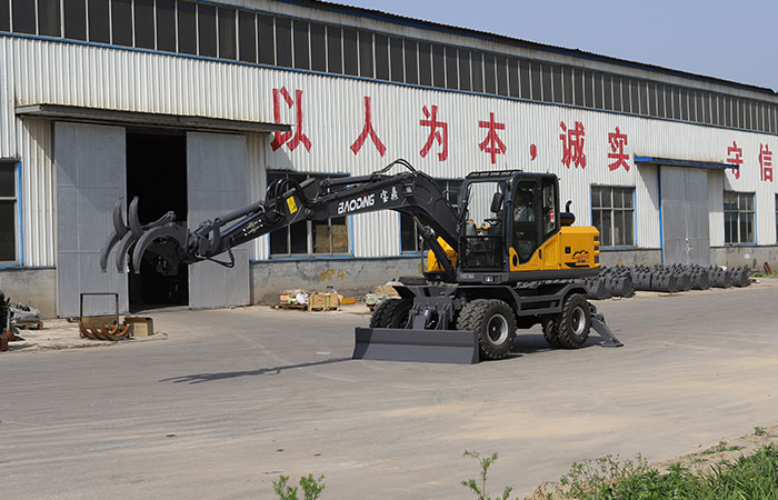 宝鼎BD100W-8D轮式抓木机 宝鼎BD100W-8D轮式抓木机