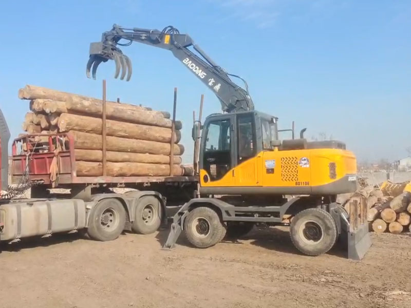 销量见证品质，宝鼎110E轮式抓木机获市场认可