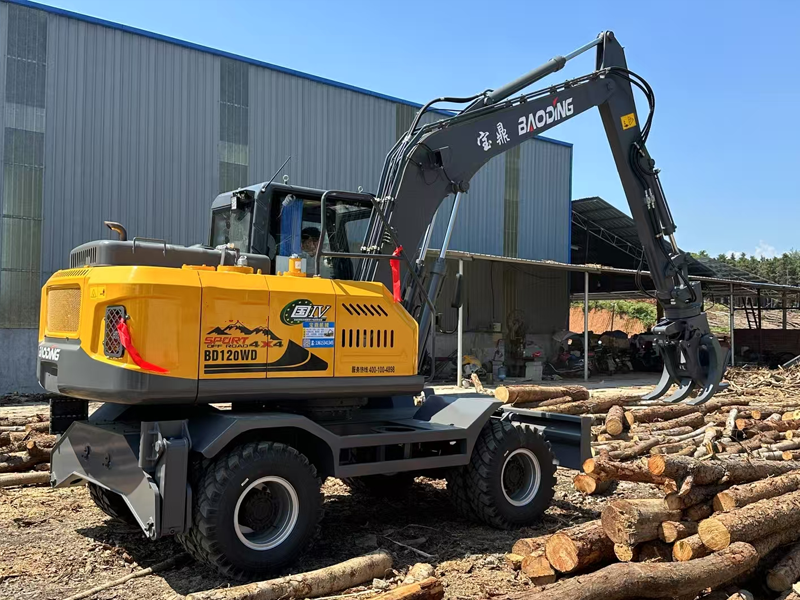 玉柴国四领航,宝鼎120WD开启节能施工