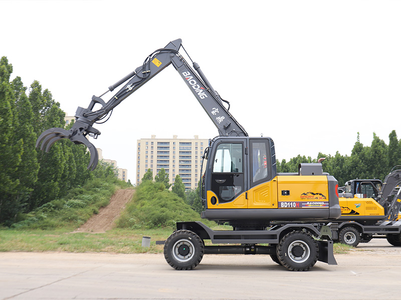 独有四卡钳,宝鼎BD110H抓木机制动卓越