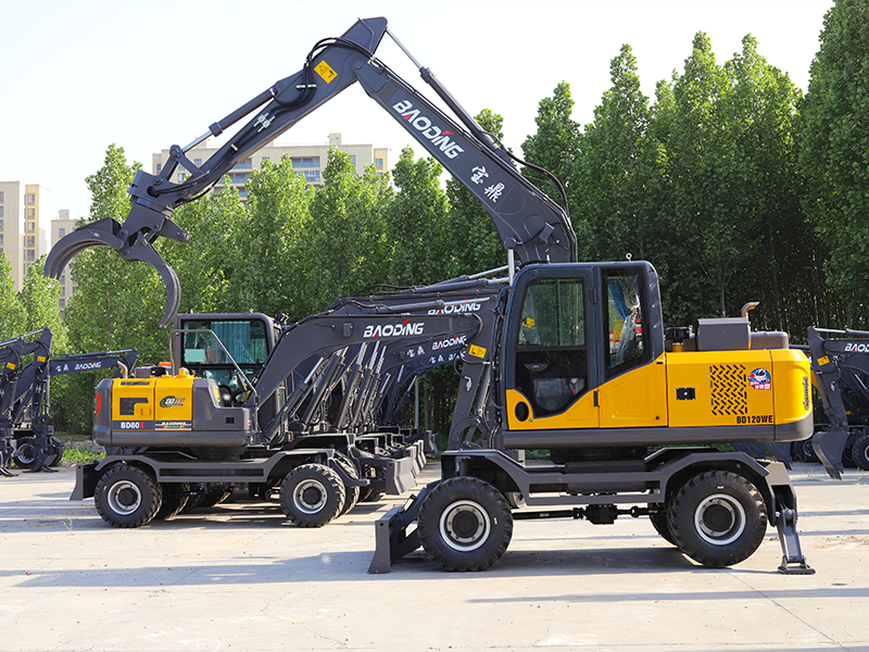 宝鼎两款120抓木机,气刹于碟刹的较量