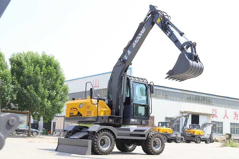 宝鼎80X挖掘机,园林绿化的得力助手