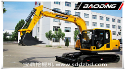 宝鼎BD80履带式小型挖掘机能快能省能干，综合性能优势大，整车性价比高