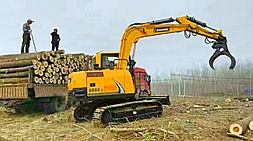 宝鼎多功能小型挖掘机闪耀各地挖掘机市场产品竞争力逐渐体现