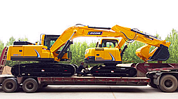 河南小型挖掘机市场火热履带轮式车型并驾齐飞
