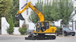 宝鼎履带90小型挖掘机通过全工况测试