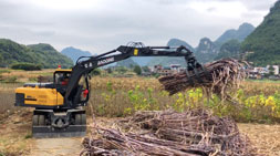 广西抓木机需求放缓，宝鼎轮式抓木机厂家持续畅销