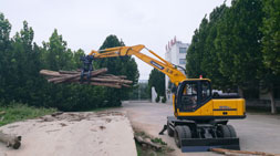 国内外大订单指向宝鼎抓木机厂家95车型