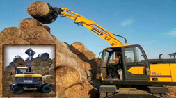 宝鼎抓木机抓料机