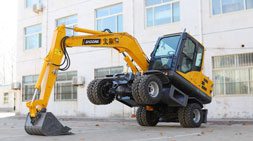 宝鼎新款轮式挖掘机