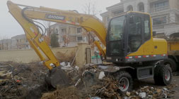 轮式小型挖掘机价格实惠四季挣钱