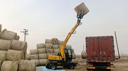 抓木机变抓钱机宝鼎轮式挖掘机的蜕变