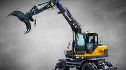 宝鼎95系列轮式挖掘机抓木机车型解析