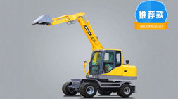 城建能手:宝鼎BD80W小型轮式挖掘机