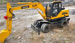 2020年宝鼎轮式挖掘机持续热销原因分析