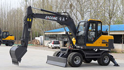 宝鼎轮挖厂家小轮式挖掘机车型推荐