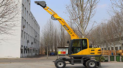 轮式小挖掘机-宝鼎80轮式挖掘机