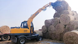 宝鼎80轮式挖掘机致富篇章