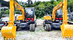 购买轮式挖掘机挣钱宝鼎品牌从未让人失望