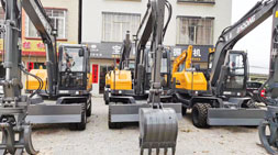 宝鼎轮式挖掘机:加班也能如此安逸