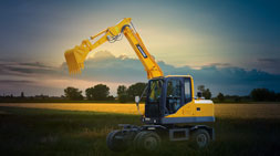 土地人生的反转·轮式挖掘机