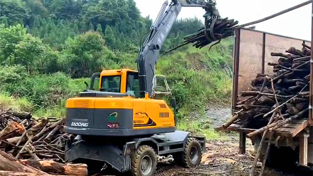 宝鼎BD105多用途轮式挖掘机用户说:有目共睹的硬实力!