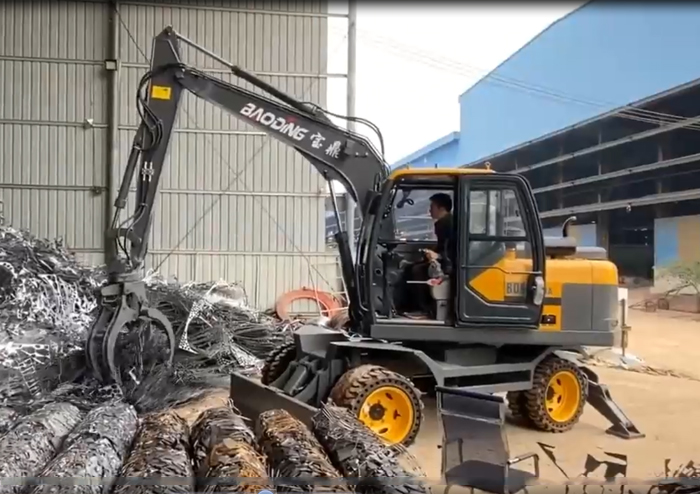 轮式抓铁机配置车型推荐,抓装钢铁界的代表