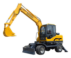 宝鼎小型轮式90-7挖掘机 宝鼎小型轮式90-7挖掘机