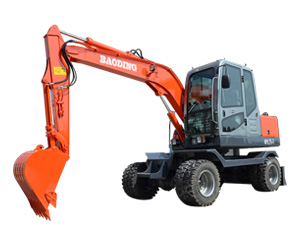 宝鼎小型轮式75挖掘机 宝鼎小型轮式75挖掘机