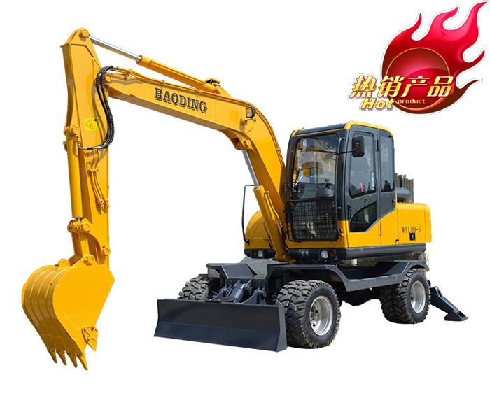 宝鼎小型轮式80-6挖掘机